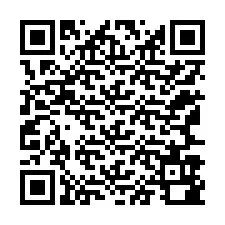 Código QR para número de teléfono +12167980524