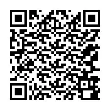 Código QR para número de telefone +12167980533