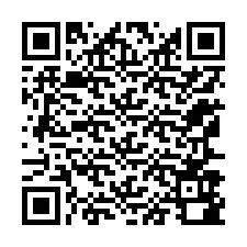 Codice QR per il numero di telefono +12167980753