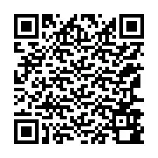 QR kód a telefonszámhoz +12167980754