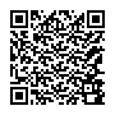 Código QR para número de teléfono +12167980761