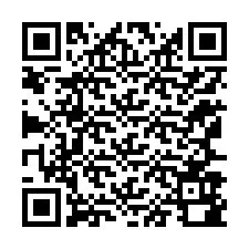 QR-код для номера телефона +12167980762