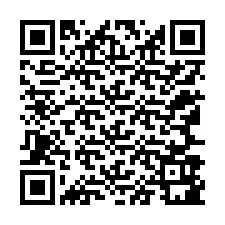 Código QR para número de telefone +12167981328