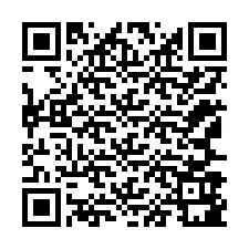 QR-код для номера телефона +12167981331