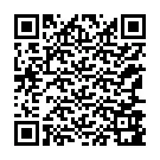 Código QR para número de telefone +12167981380