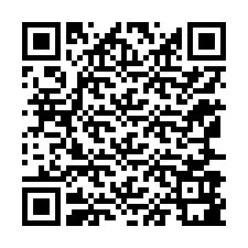 Código QR para número de telefone +12167981382