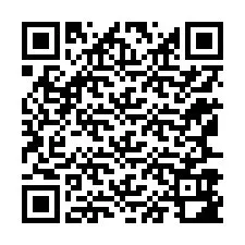 QR код за телефонен номер +12167982162