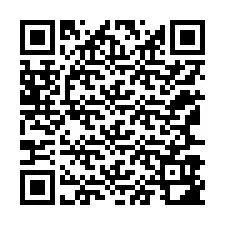 Codice QR per il numero di telefono +12167982164