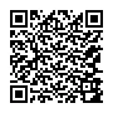 Kode QR untuk nomor Telepon +12167982333