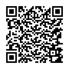 QR код за телефонен номер +12167982582