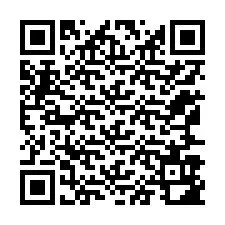 Código QR para número de teléfono +12167982583