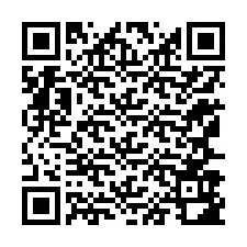 Codice QR per il numero di telefono +12167982772