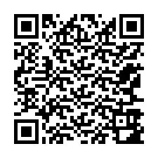 Código QR para número de teléfono +12167982837