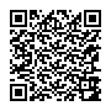 QR код за телефонен номер +12167982842