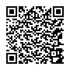 Código QR para número de teléfono +12167982846