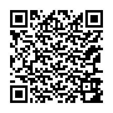 QR Code สำหรับหมายเลขโทรศัพท์ +12167982905