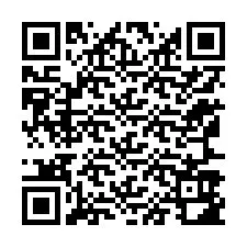 Kode QR untuk nomor Telepon +12167982906