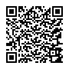 QR код за телефонен номер +12167982908