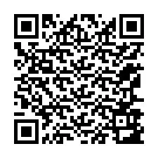 QR-код для номера телефона +12167983753