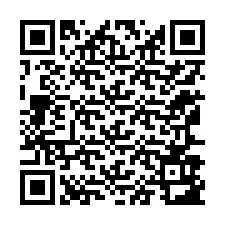 QR код за телефонен номер +12167983756