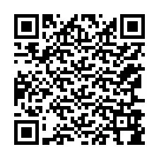 Codice QR per il numero di telefono +12167984219
