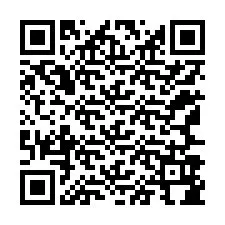 Kode QR untuk nomor Telepon +12167984220