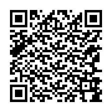 Codice QR per il numero di telefono +12167984222