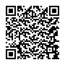 Código QR para número de teléfono +12167984353