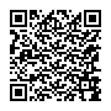 QR Code สำหรับหมายเลขโทรศัพท์ +12167984556