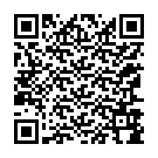 QR-код для номера телефона +12167984558