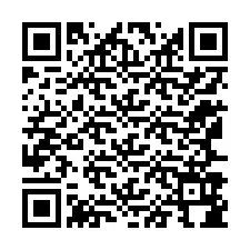 Codice QR per il numero di telefono +12167984666