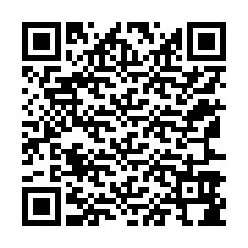 Codice QR per il numero di telefono +12167984804