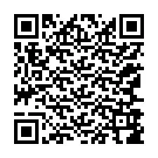 QR код за телефонен номер +12167986238