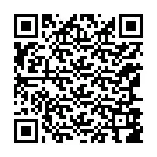 QR код за телефонен номер +12167986242