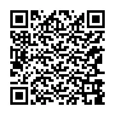 QR-code voor telefoonnummer +12167989062