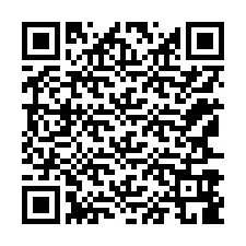 QR код за телефонен номер +12167989071