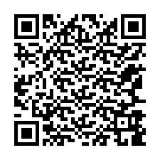 Código QR para número de teléfono +12167989123