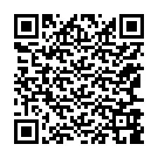 QR код за телефонен номер +12167989126