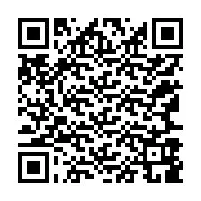 Código QR para número de teléfono +12167989128