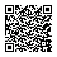 QR Code สำหรับหมายเลขโทรศัพท์ +12167989895