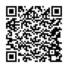 Código QR para número de teléfono +12168070367