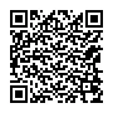 Código QR para número de telefone +12168074057