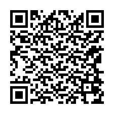 Kode QR untuk nomor Telepon +12168074062