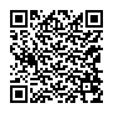 Kode QR untuk nomor Telepon +12168074592