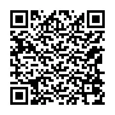 QR-код для номера телефона +12168074953