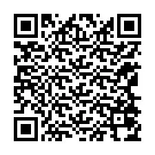 Código QR para número de teléfono +12168074962