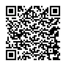 QR-koodi puhelinnumerolle +12168076847