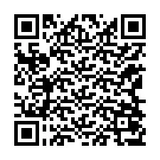 QR-код для номера телефона +12168077322