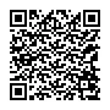 QR Code สำหรับหมายเลขโทรศัพท์ +12168077740