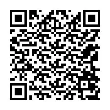 Codice QR per il numero di telefono +12168077747